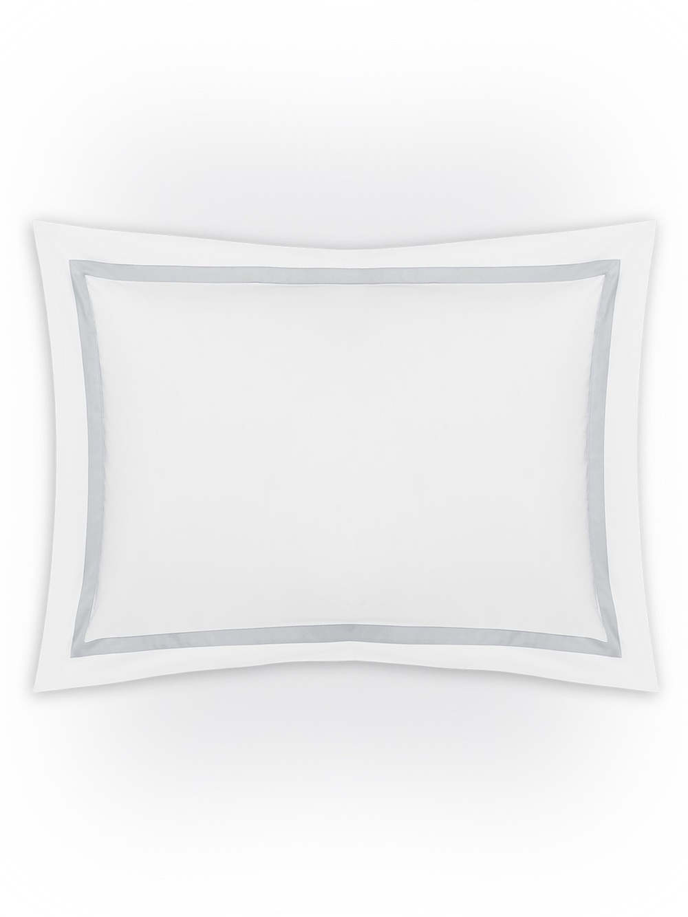 Matouk KING SHAM 21x36 Lowell Silver 600 Thread Percale 100% Egyptian Cotton